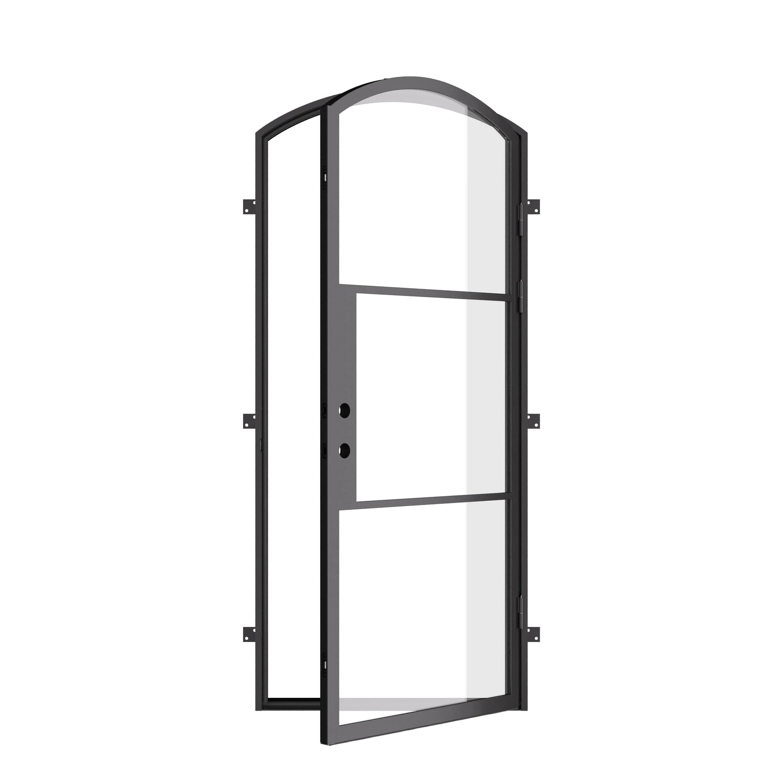 Air 4 single arch modern door, galvanized steel build with premium finish