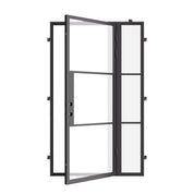 Air 4 exterior door with right glass panel and slim frame