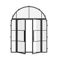 Air 4 with Thermal Break, Side Windows and Full Arch Top Window - Double Flat | Standard Sizes