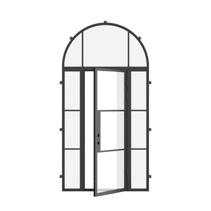 Air 4 with Side Windows and Full Arch Top Window - Single Flat | Standard Sizes