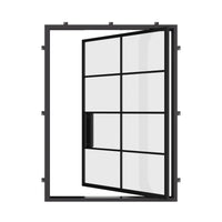 Air 5 Pivot - Flat | Standard Sizes by Pinky’s Iron Doors — home doors, view 3