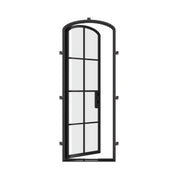 Architectural single mini arch front door, NFRC-rated steel build