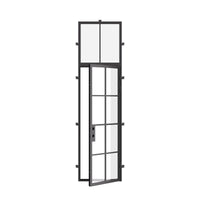 Air 5 with Flat Top Window - Single Flat by Pinky’s Iron Doors — home doors, view 3