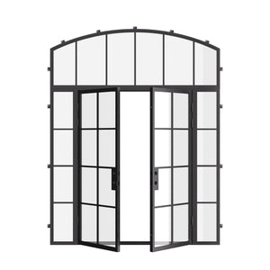 Air 5 with Side Windows and Arch Top Window - Double Flat | Standard Sizes