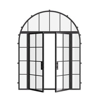 Air 5 with Thermal Break, Side Windows and Full Arch Top Window - Double Flat | Standard Sizes