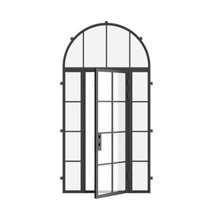 Air 5 with Side Windows and Full Arch Top Window - Single Flat | Standard Sizes