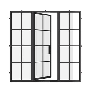 Air 5 with Thermal Break and Side Windows - Single Flat | Standard Sizes