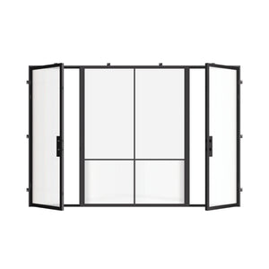 Air Grand - Dual Single with Middle Fixed Panel Flat | Standard Sizes