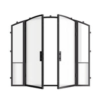 Air Grand with Side Windows - Double Arch | Standard Sizes by Pinky’s Iron Doors — home doors, view 3