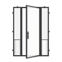 Air Grand with Side Windows - Single Flat by Pinky’s Iron Doors — home doors, view 3