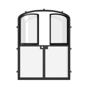 Architectural double mini arch Dutch entry.