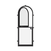 Dutch arch pre-hung exterior steel door with thermal data.