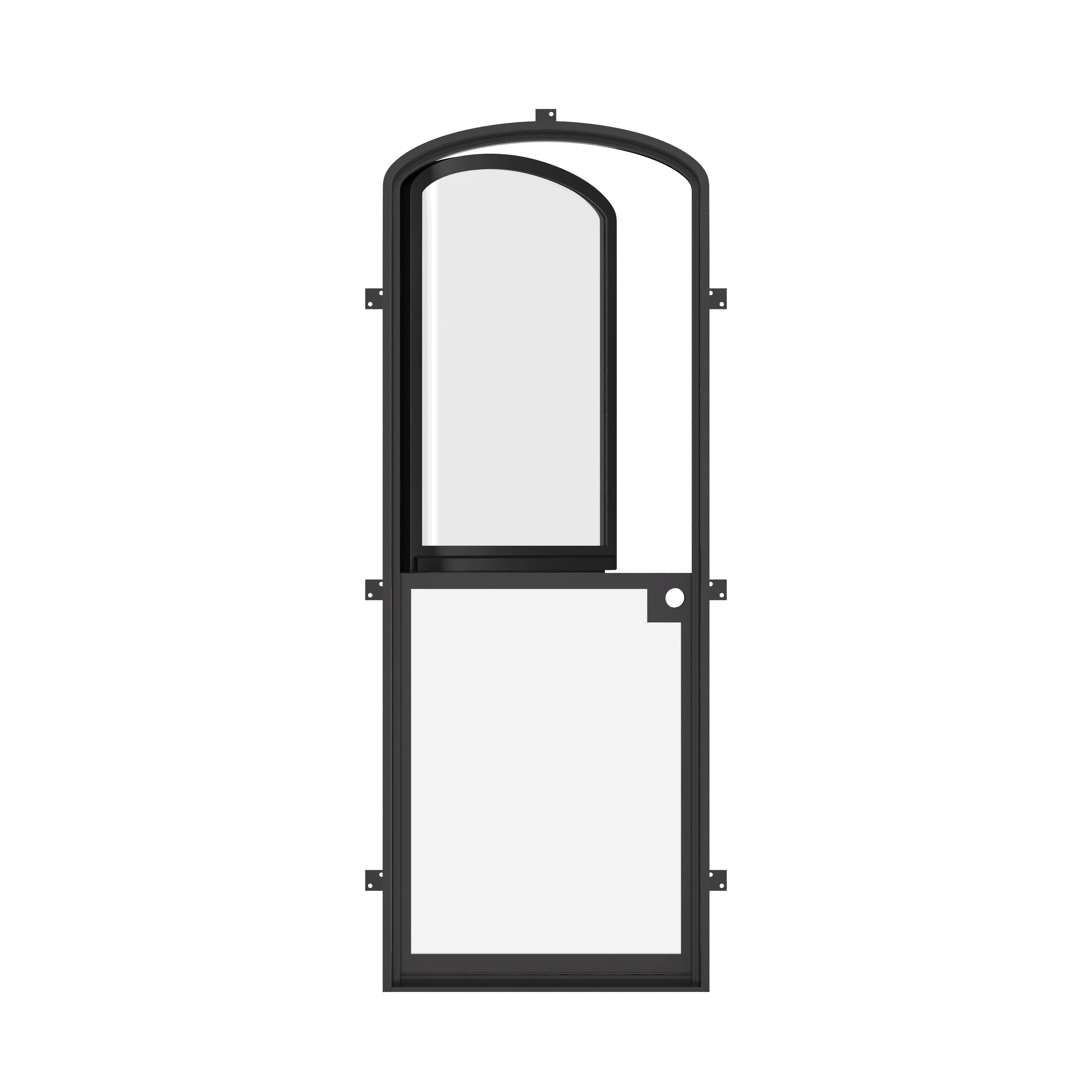 Architectural mini arch Dutch steel door.