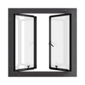 Air Window 0V 0H with Thermal Break - Double Casement Square | Standard Sizes by Pinky’s Iron Doors — windows, view 1