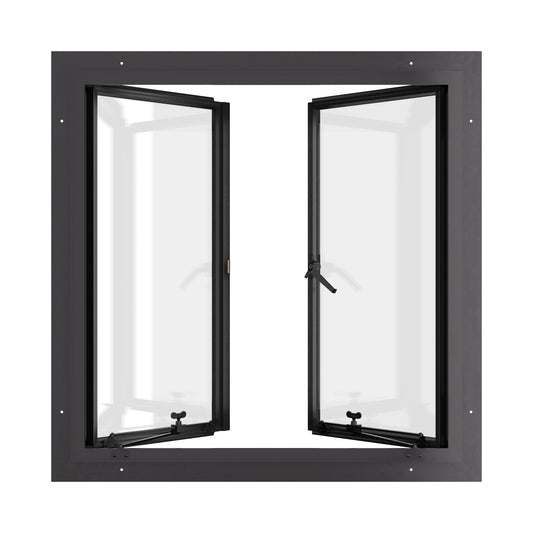 Air Window 0V 0H - Double Casement Square | Standard Sizes