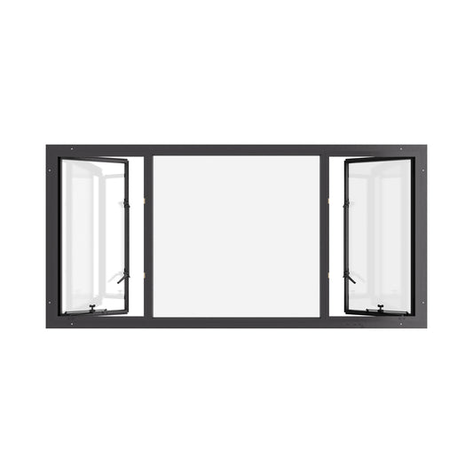 Air Window 0V 0H with Thermal Break - Dual Single Casement | Standard Sizes