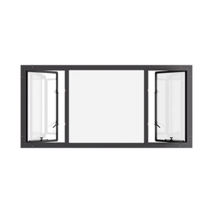 Air Window 0V 0H - Dual Single Casement | Standard Sizes