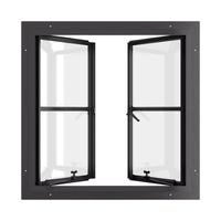 Air Window 0V 1H - Double Casement Square | Standard Sizes