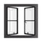 Air Window 0V 1H - Double Casement Square | Standard Sizes
