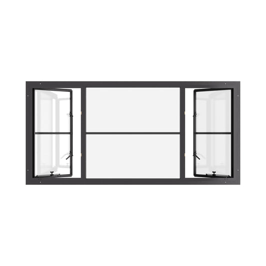 Air Window 0V 1H - Dual Single Casement | Standard Sizes