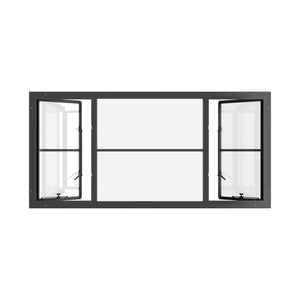 Air Window 0V 1H - Dual Single Casement | Standard Sizes