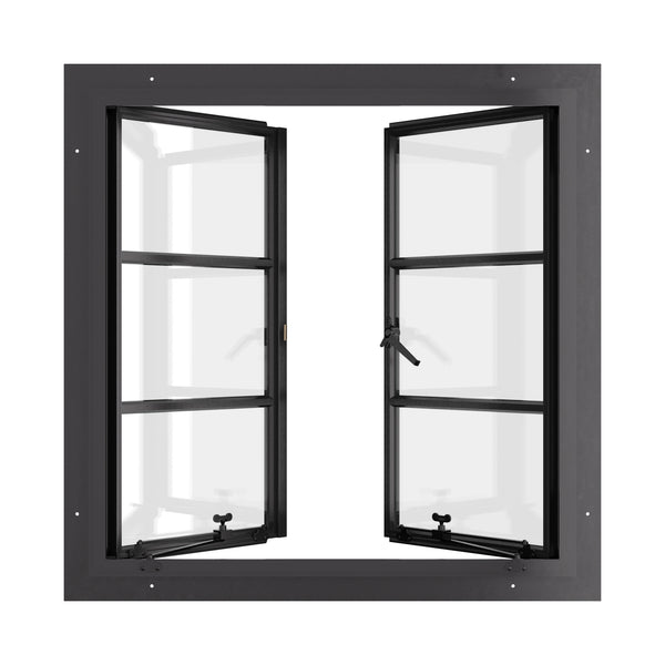 Air Window 0V 2H - Double Casement Square