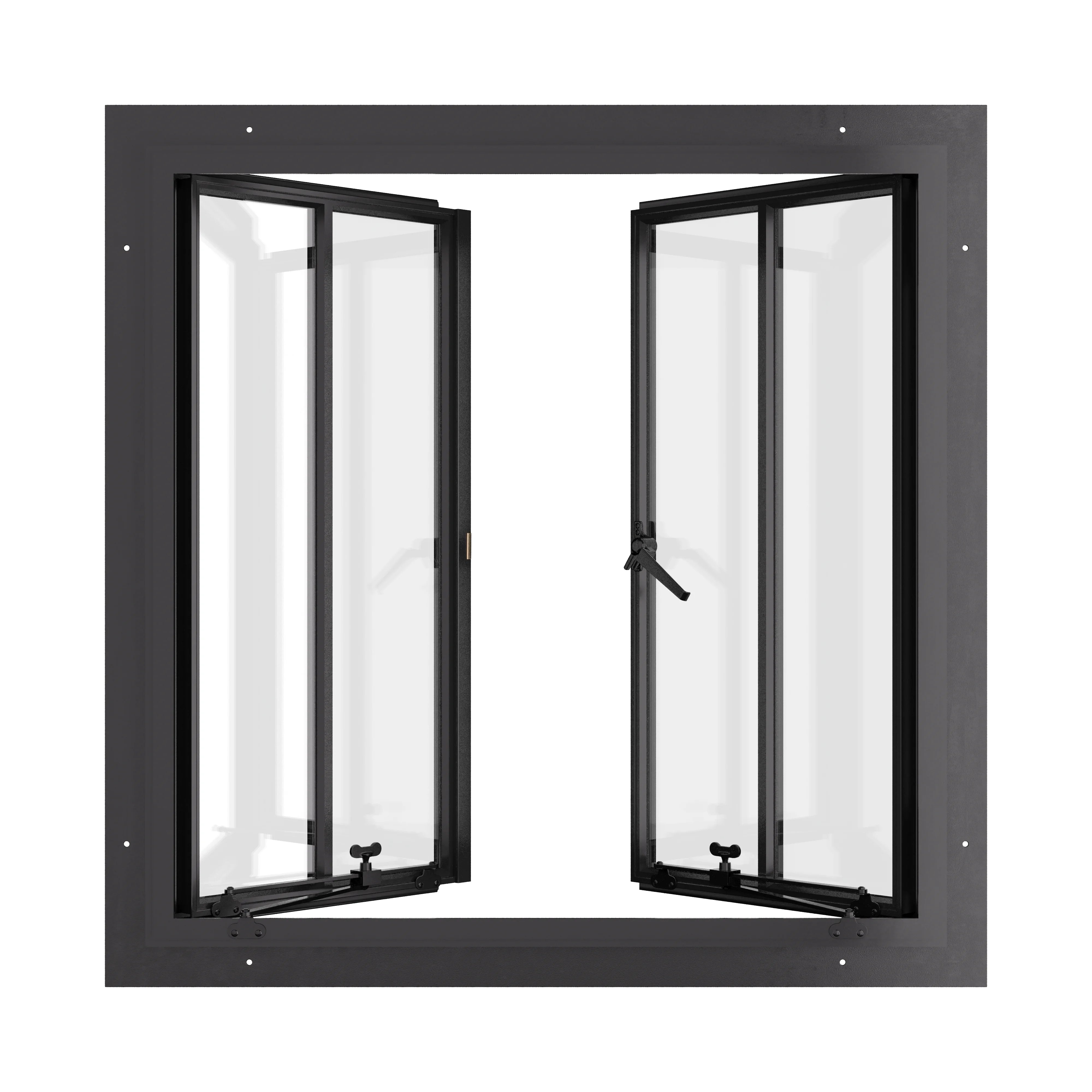 Air Window 1V 0H - Double Casement Square | Standard Sizes