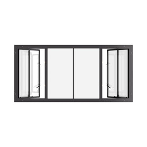 Air Window 1V 0H - Dual Single Casement | Standard Sizes