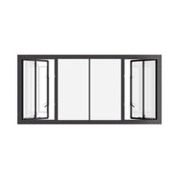 Air Window 1V 0H with Thermal Break - Dual Single Casement | Standard Sizes