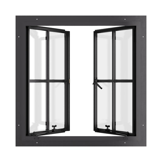 Air Window 1V 1H - Double Casement Square | Standard Sizes