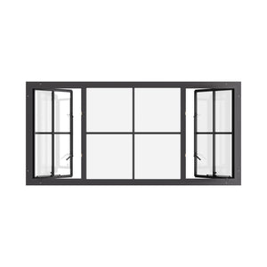 Air Window 1V 1H - Dual Single Casement | Standard Sizes