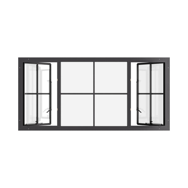 Air Window 1V 1H - Dual Single Casement | Standard Sizes
