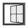 Air Window 1V 1H - Single Casement Square | Standard Sizes
