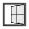 Air Window 1V 1H with Thermal Break - Single Casement Square | Standard Sizes