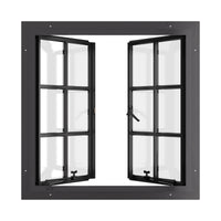Air Window 1V 2H with Thermal Break - Double Casement Square | Standard Sizes