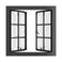 Air Window 1V 2H with Thermal Break - Double Casement Square | Standard Sizes