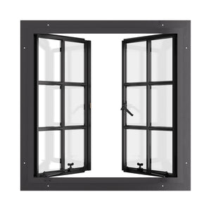 Air Window 1V 2H - Double Casement Square | Standard Sizes