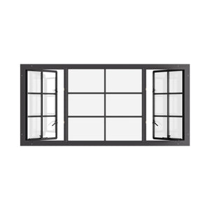 Air Window 1V 2H - Dual Single Casement | Standard Sizes
