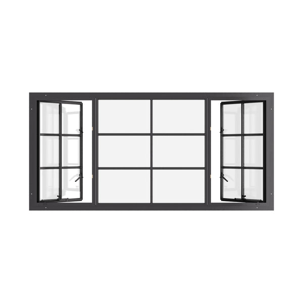 Air Window 1V 2H - Dual Single Casement | Standard Sizes