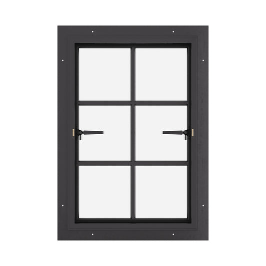 Air Window 1V 2H with Thermal Break - Push Out | Standard Sizes