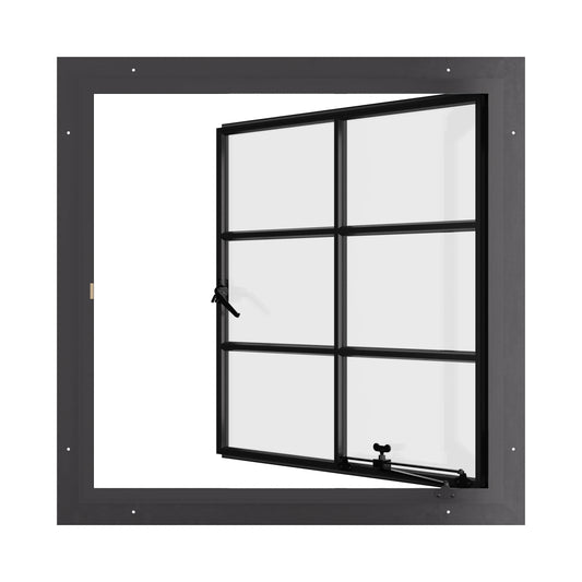 Air Window 1V 2H with Thermal Break - Single Casement Square | Standard Sizes