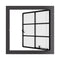 Air Window 1V 2H with Thermal Break - Single Casement Square | Standard Sizes