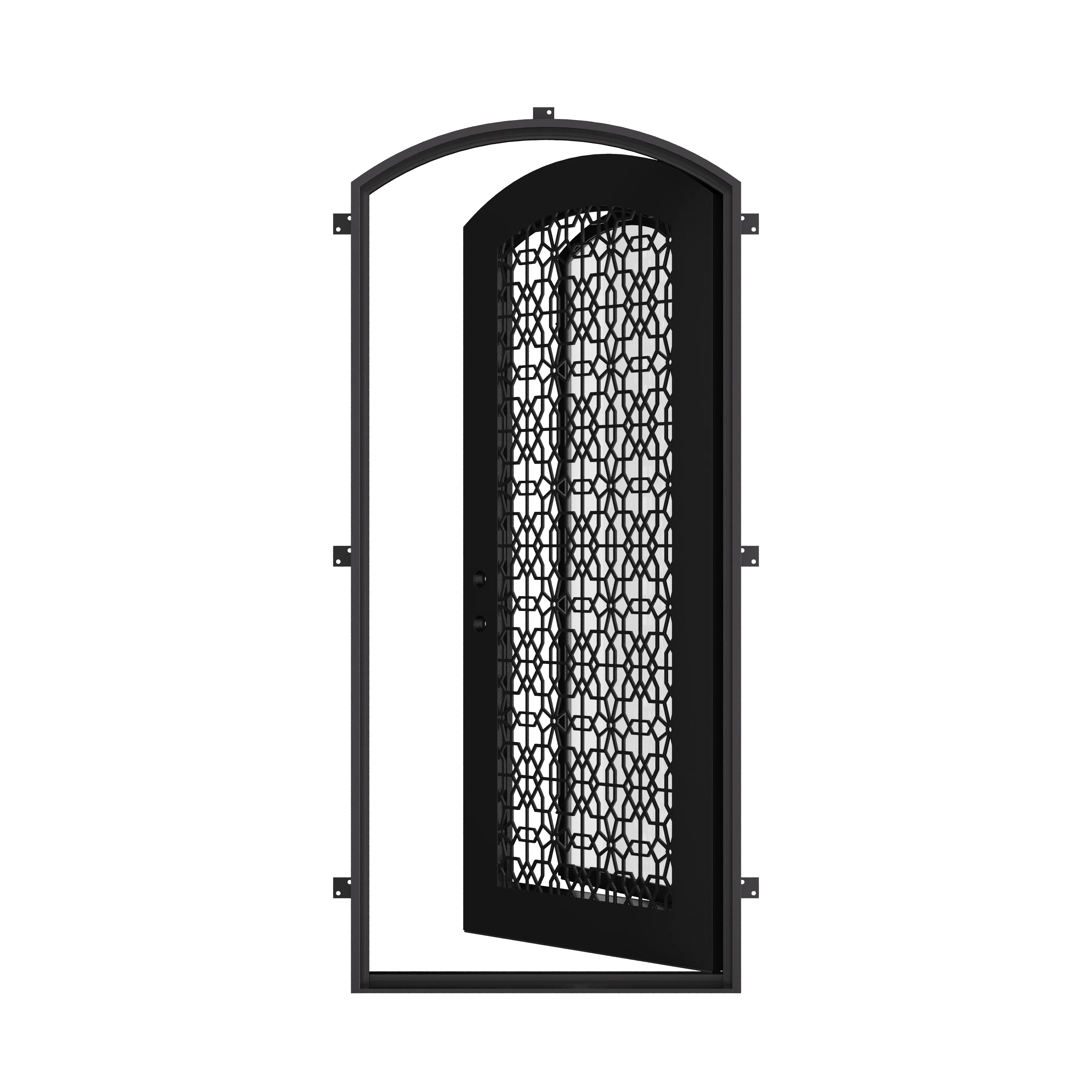 DNA’ Door metal single exterior door with thermal barrier and efficient glass.