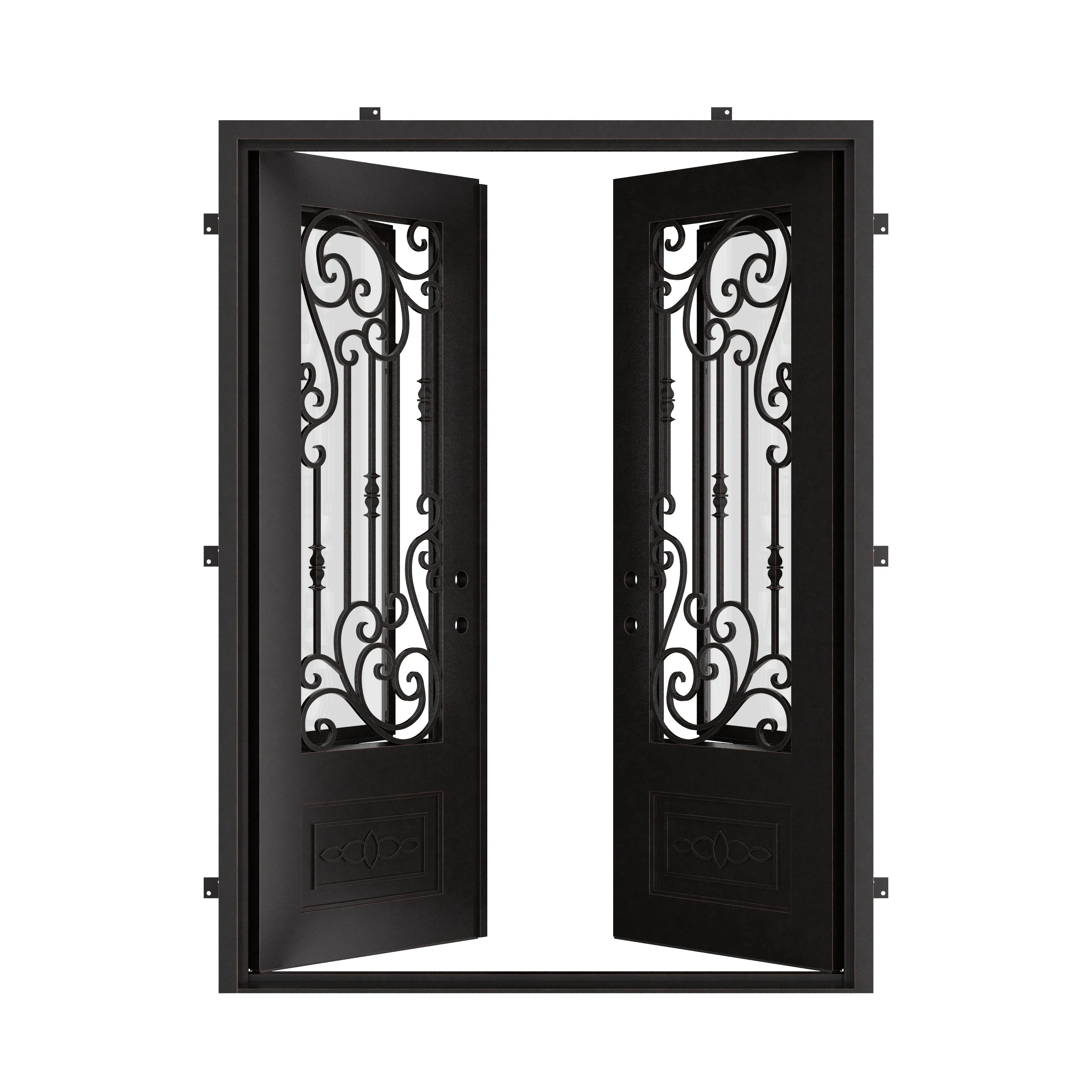 Golden Gate thermally broken square top door with thermal barrier.
