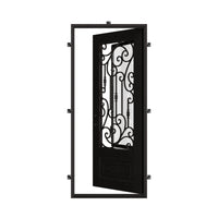 Golden Gate with Thermal Break - Single Flat | Standard Sizes by Pinky’s Iron Doors — home doors, view 3