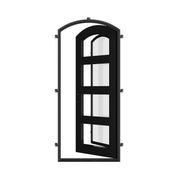 Knox curved top single hinged door for cold climates.