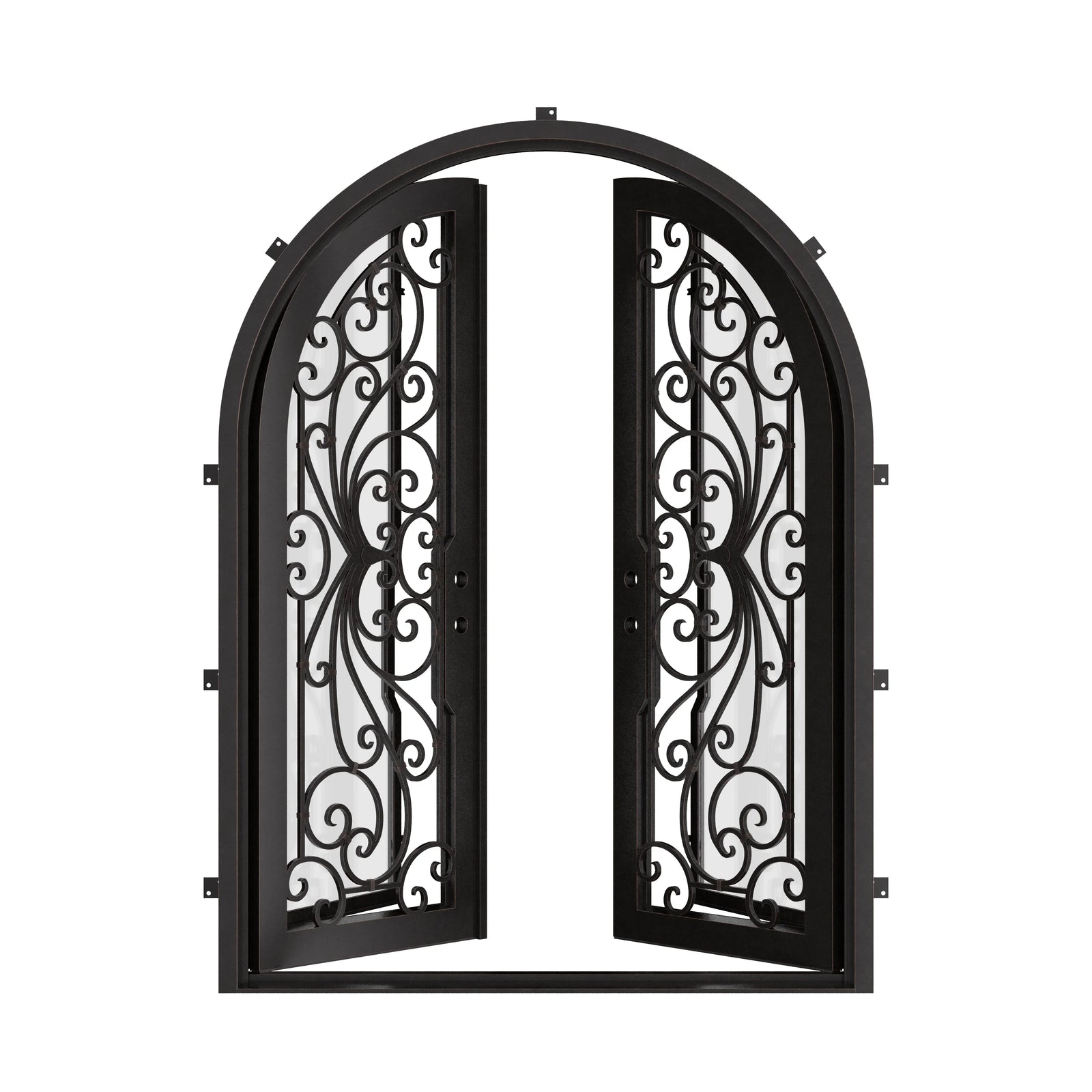 Miracle radius top iron door with thermal barrier.