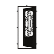 New York straight top single door with thermal barrier.