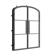 Air 4 mini arch double steel doors with narrow sightlines