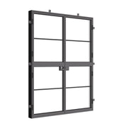 Air 4 Dutch double flat architectural door, galvanized steel with automotive coating